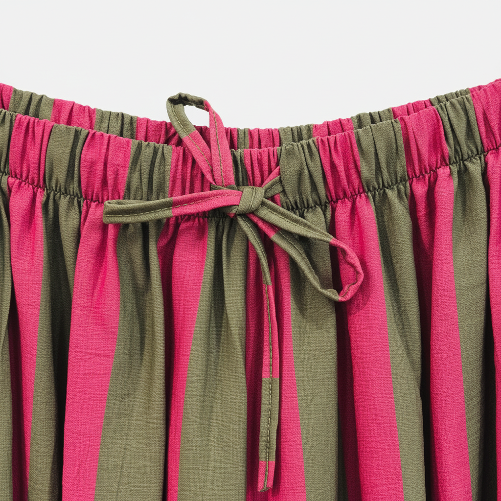 Detalle cordón pantalón palazzo
