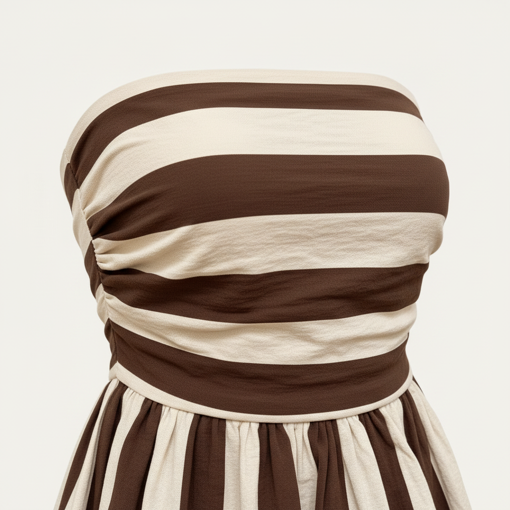 Detalle corpiño bandeau