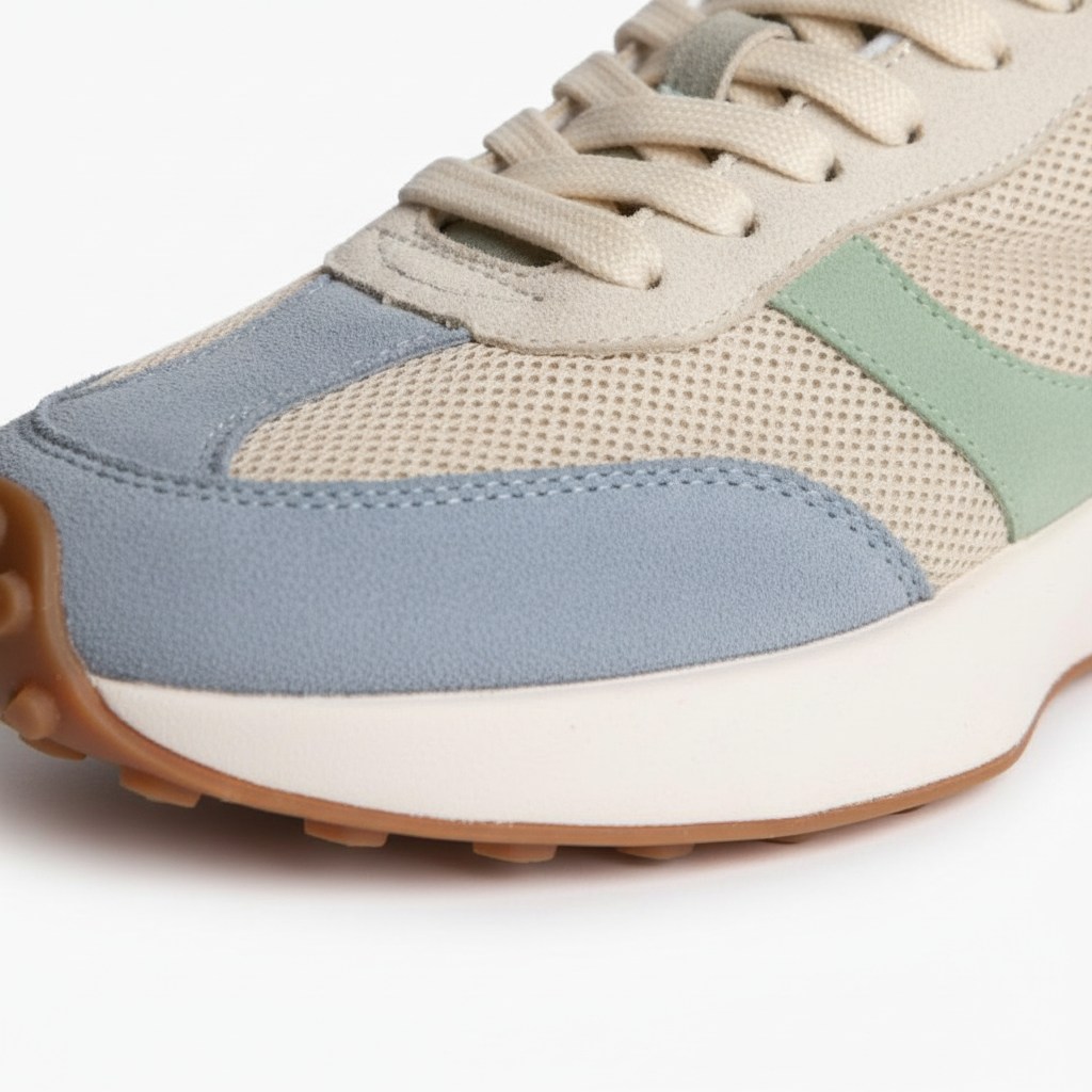 Deportiva estilo retro azules