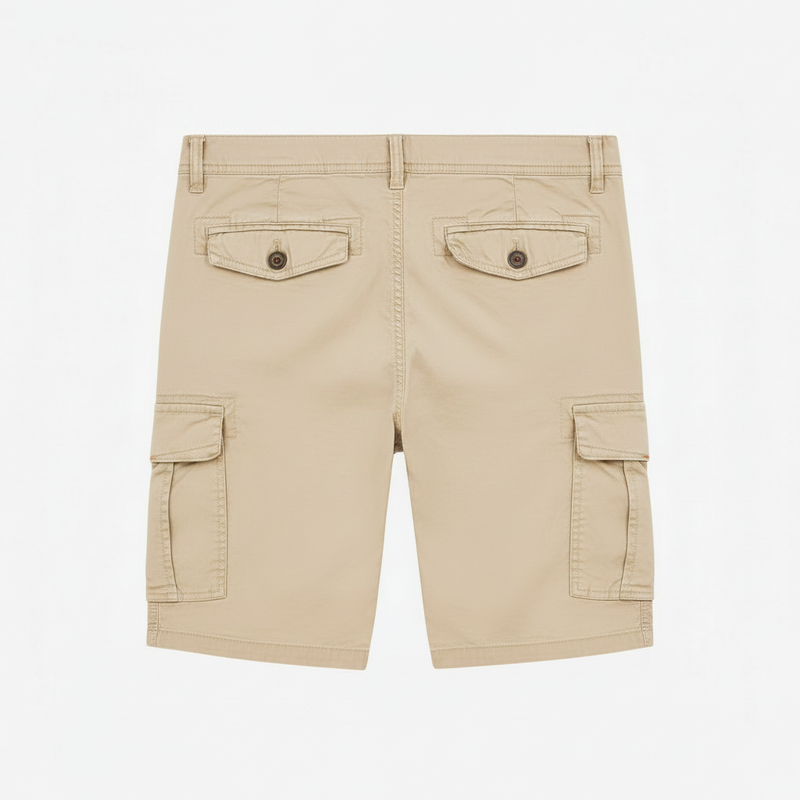 Bermuda Cargo Beige Hombre
