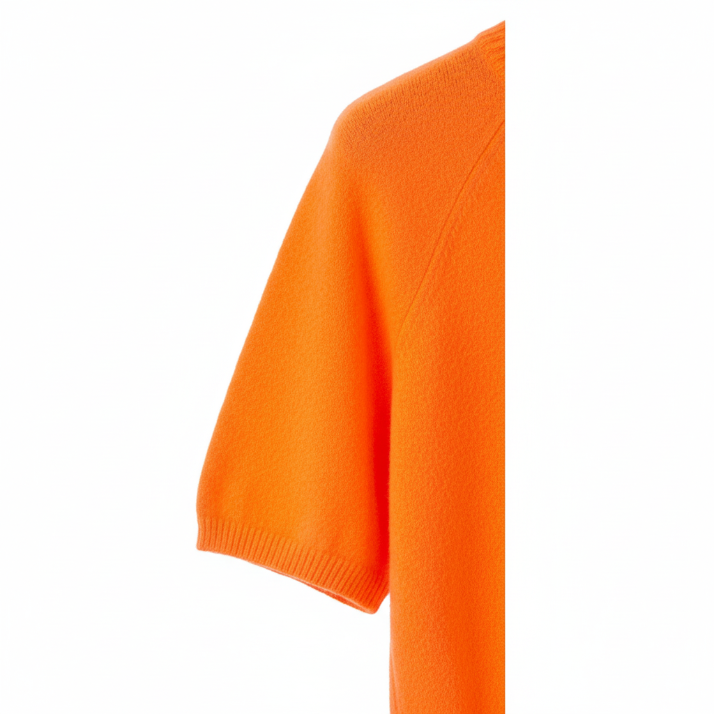 Detalle de la manga - Jersey Soft Touch Naranja
