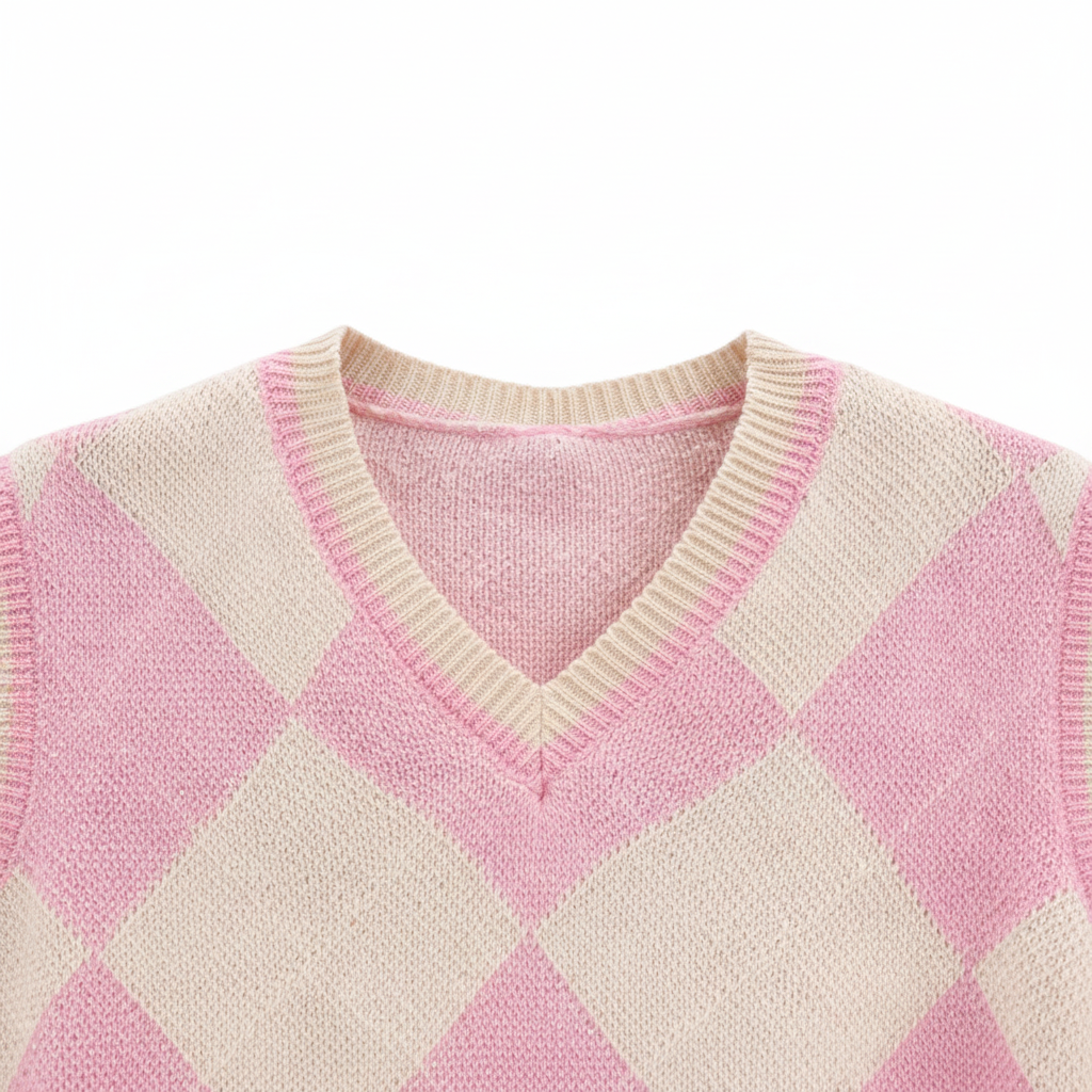 Detalle del cuello - Rosa