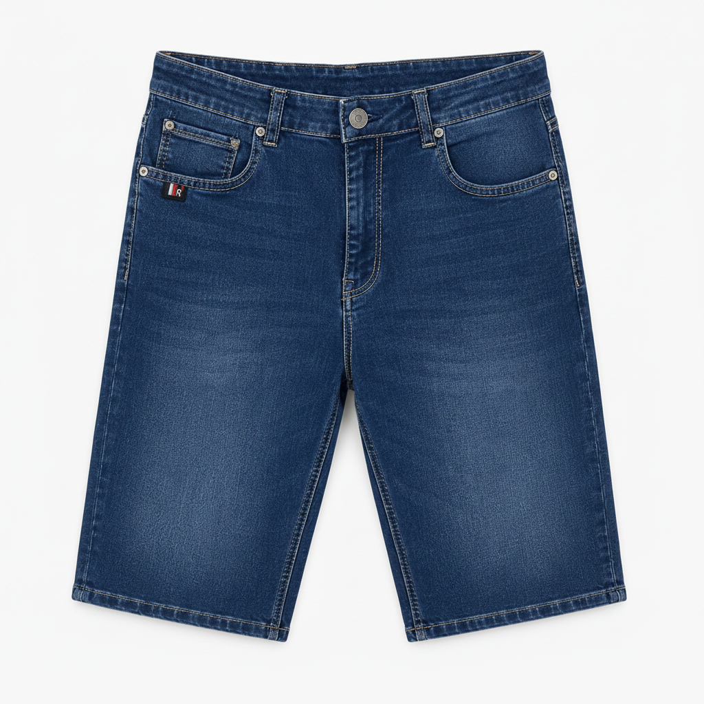 Bermuda vaquera denim azul