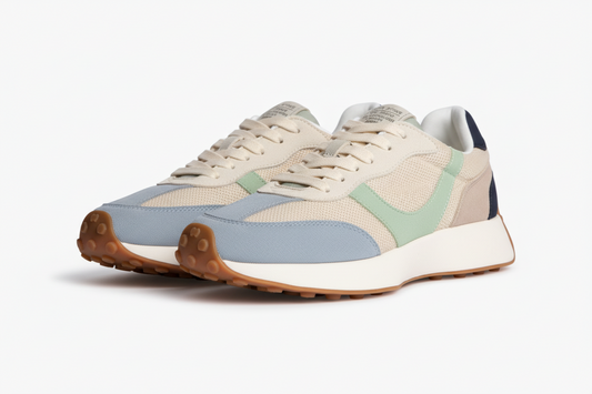 Deportiva estilo retro azules