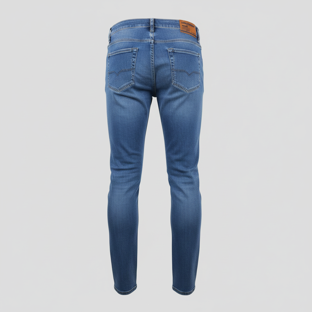 Vista trasera completa jeans